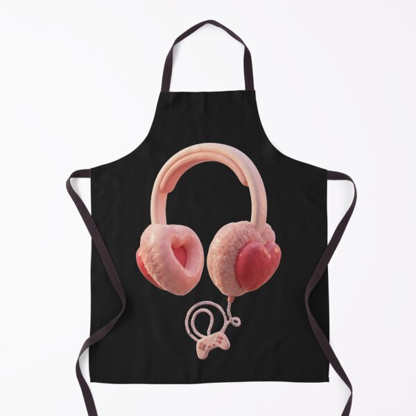 Item preview, Pink Heart Headphones designed and sold by kunsuriyapaisan Paranee.