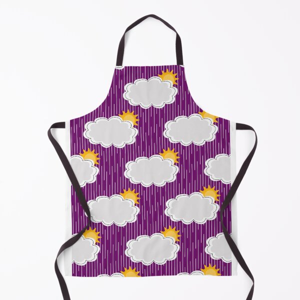 Item preview, Rain Clouds Sun Sky Pattern Purple Design designed and sold by PatternTitan.