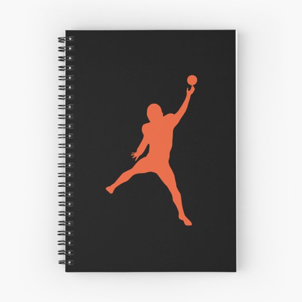 Item preview, Silueta de hombre saltando de Caleb Williams - Fútbol de Chicago designed and sold by Elenafatulla.