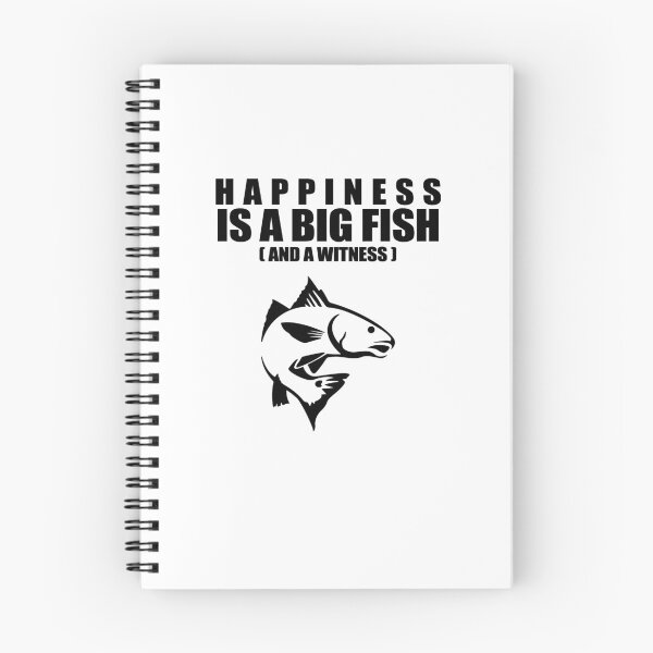 Item preview, Happiness is A Big Fish And A Witness designed and sold by TeeTimeGuys.