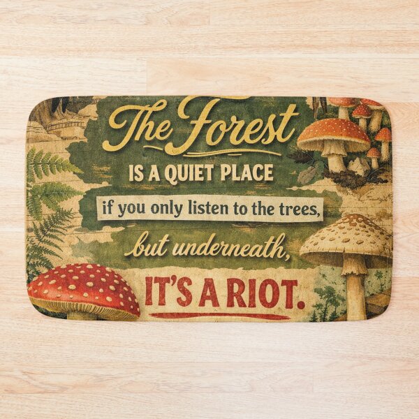 Item preview, The Forest is a Quiet Place – Vintage Art designed and sold by Mauswohn.