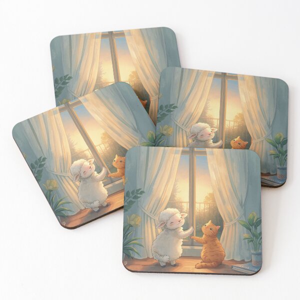 Item preview, San Valentín: principios de primavera • Corriendo las cortinas juntos designed and sold by WildlifeWhimsy.