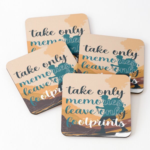 Item preview, Take Only Memories Leave Only Footprints – Travel Hiking Adventure Quote Design designed and sold by Sushikidsntoddlers.