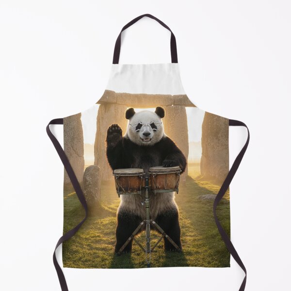 Item preview, Panda Plays the Bongos at Stonehenge designed and sold by Tridentulus.
