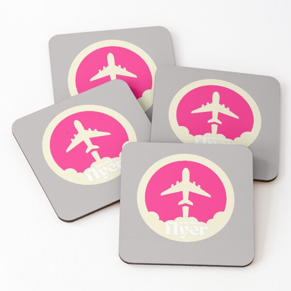 Item preview, Pink Aviation, Pink Skies Flyer - Perfect Sticker for a frequent flyer! designed and sold by MirAgi.