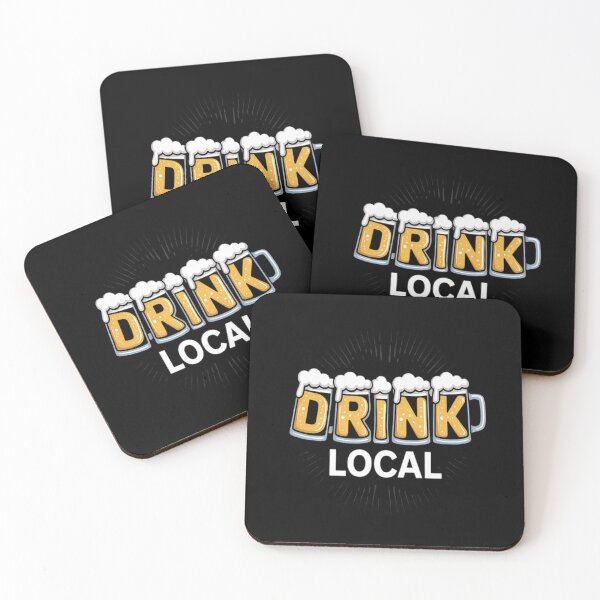 Item preview, DRINK LOCAL CRAFT BEER SUPPORT LOCAL BREWERIES designed and sold by StuffNestie.
