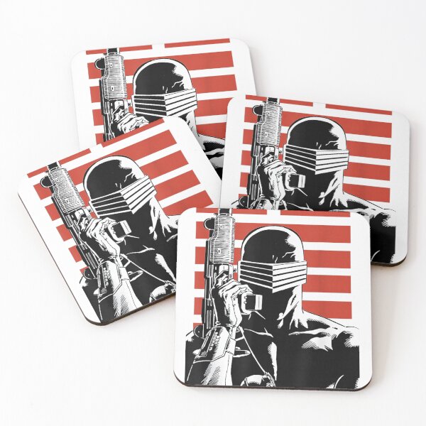 Item preview, G.I. Joe Snake Eyes Retro Red Stripe Portrait designed and sold by EdgarMendo.