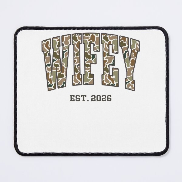 Item preview, Wifey Est 2026 Camo Mr Mrs Just Married Honeymoon Wedding Party designed and sold by pansak.