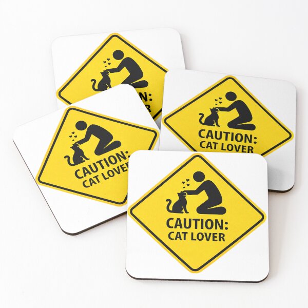 Item preview, Caution Crazy Cat Lover Warning Sign designed and sold by Astraskal.