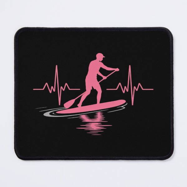 Item preview, Paddleboard Heartbeat Pink Minimal designed and sold by Tatianamiobi.