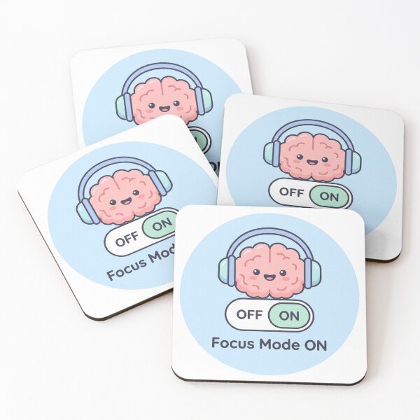 Item preview, Focus Mode ON Kawaii Pastel Productivity Sticker designed and sold by OrikuStudio.