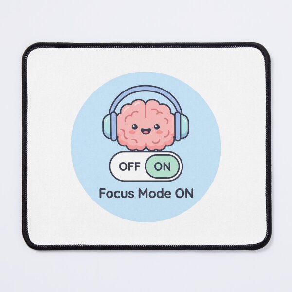 Item preview, Focus Mode ON Kawaii Pastel Productivity Sticker designed and sold by OrikuStudio.