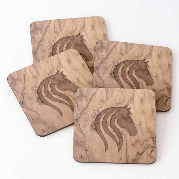Item preview, Equine Horse Head Motif Wood Relief Artwork (image size 7840x11680) designed and sold by Digital-Davinci.