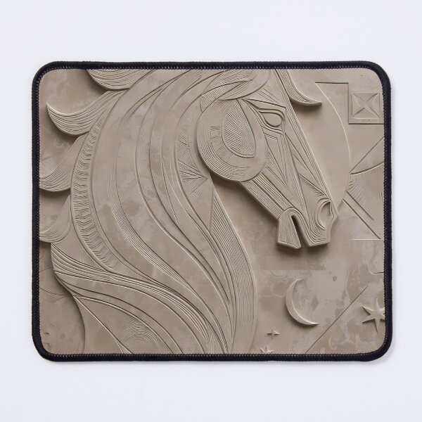 Item preview, Equine Horse Head Motif Wood Relief Artwork (image size 7840x11680) designed and sold by Digital-Davinci.