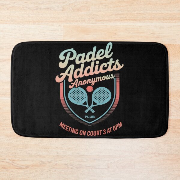 Item preview, Padel Addicts Anonymous Badge Emblem designed and sold by Tatianamiobi.
