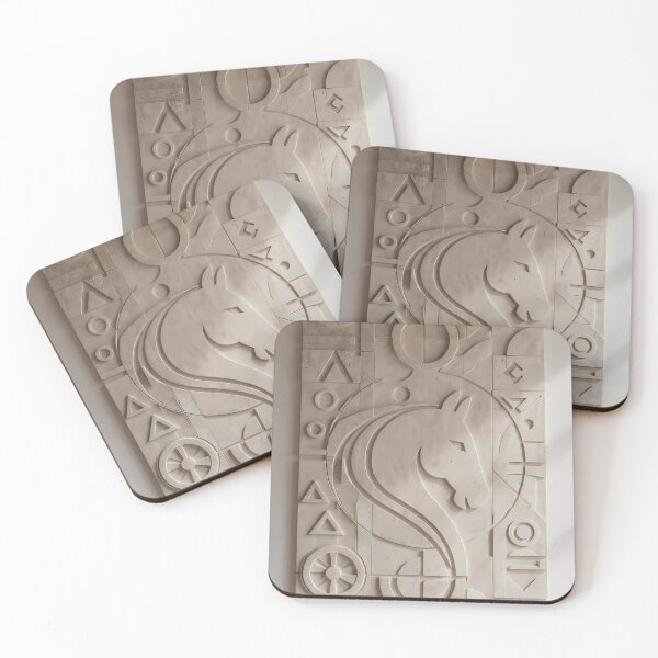 Item preview, Equine Horse Head Motif Wood Relief Artwork (image size 7840x11680) designed and sold by Digital-Davinci.