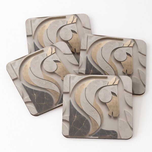 Item preview, Equine Horse Head Motif Wood Relief Artwork (image size 7840x11680) designed and sold by Digital-Davinci.