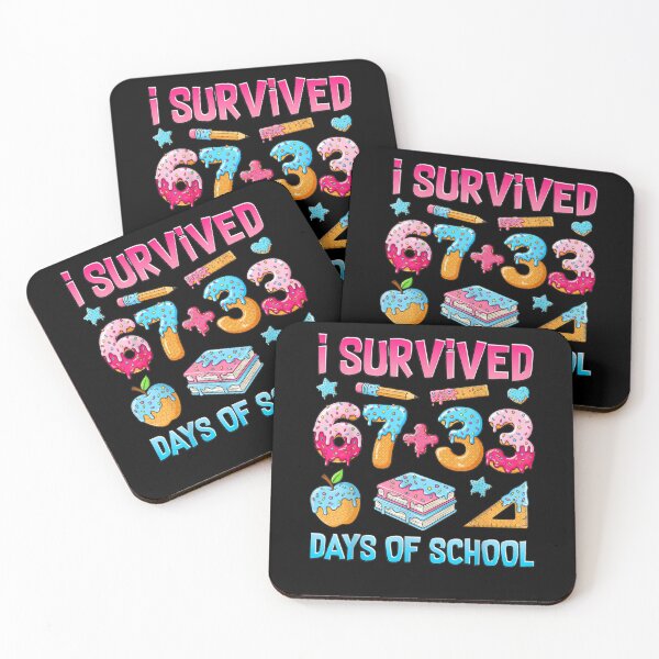 Item preview, I Survived 100 Days of 67 100th Day of School Teachers Kids designed and sold by Juansustait.