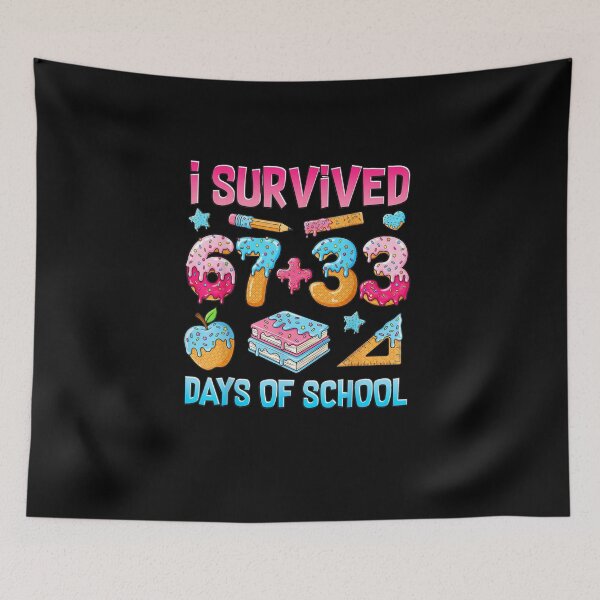 Item preview, I Survived 100 Days of 67 100th Day of School Teachers Kids designed and sold by Juansustait.