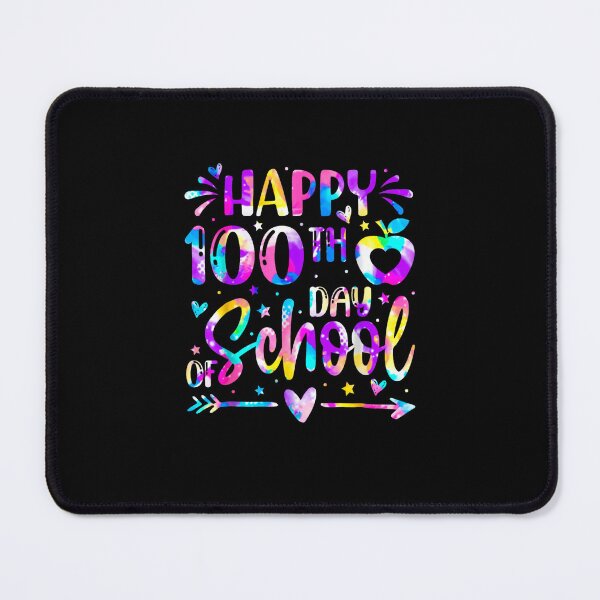 Item preview, Happy 100th Day of School Tie Dye Rainbow 100 Days Smarter designed and sold by Juansustait.