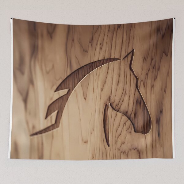 Item preview, Carved Horse Head Mural (image size 7840x11680) designed and sold by Digital-Davinci.