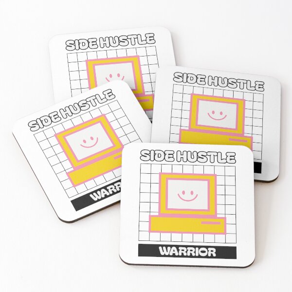 Item preview, Side Hustle Warrior Retro Computer designed and sold by crazydotdesigns.