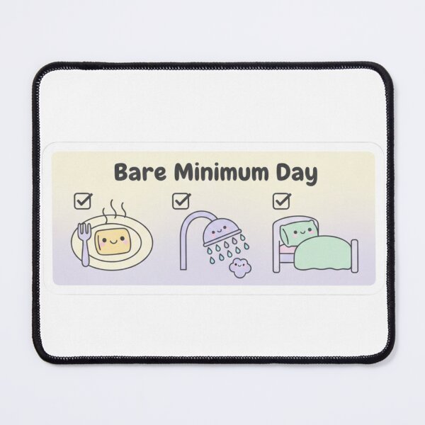 Item preview, Bare Minimum Day Kawaii Planner Sticker designed and sold by OrikuStudio.