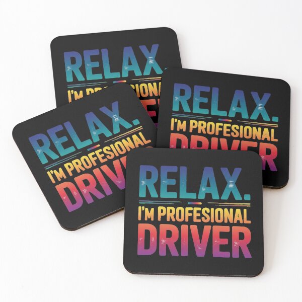 Item preview, Funny Sarcastic Gifts Truck Profesional Driver - Relax. I'm profesional driver  designed and sold by Karlas-things.