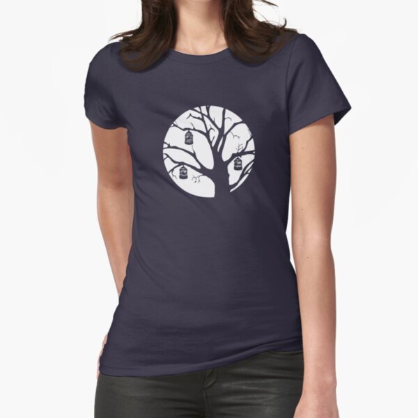 Birdcage Fitted T-Shirt