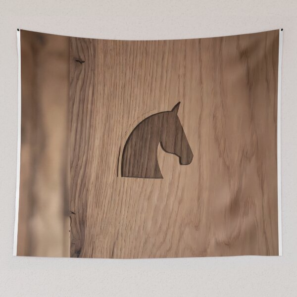 Item preview, Carved Horse Head Mural (image size 7840x11680) designed and sold by Digital-Davinci.