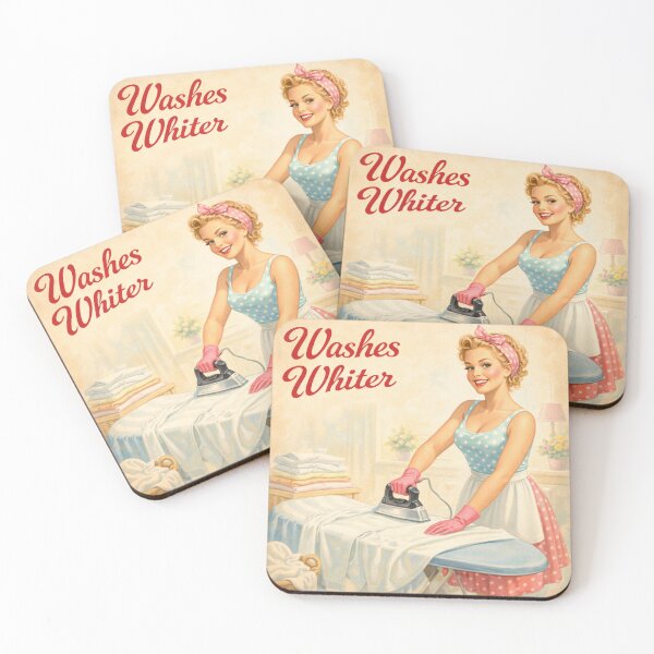 Item preview, Washes Whiter – Dashing away with a smoothing iron designed and sold by halibutgoatramb.