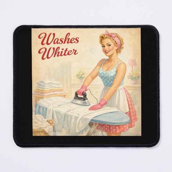 Item preview, Washes Whiter – Dashing away with a smoothing iron designed and sold by halibutgoatramb.