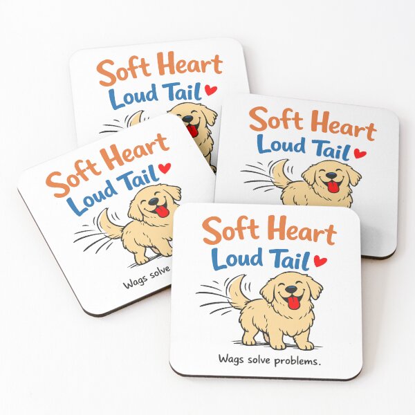 Item preview, Soft Heart, Loud Tail designed and sold by SnappyPNG.