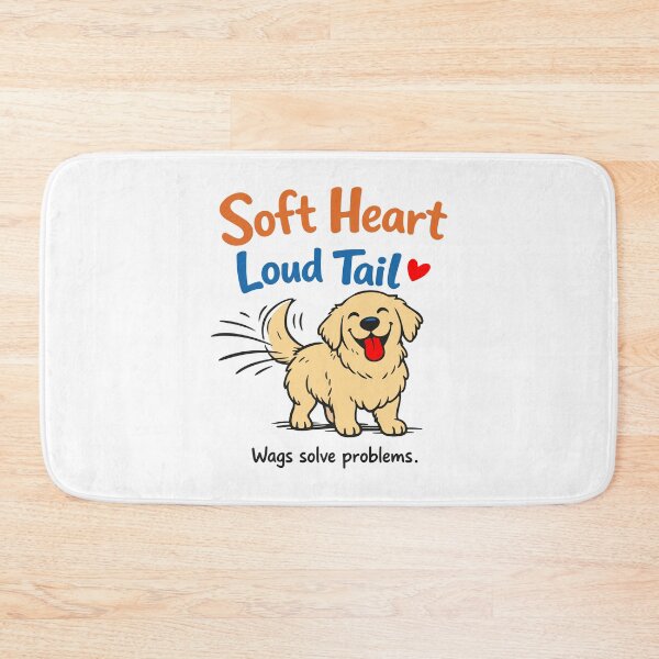 Item preview, Soft Heart, Loud Tail designed and sold by SnappyPNG.