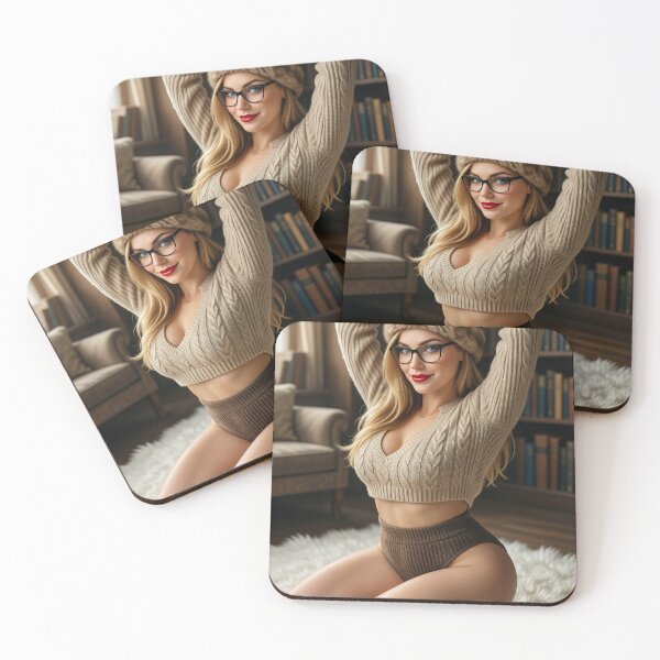 Item preview, Ilya cozy in cable knit sweater and fur beanie designed and sold by CathryneDelamort.