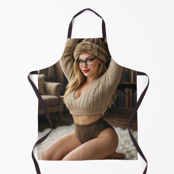 Item preview, Ilya cozy in cable knit sweater and fur beanie designed and sold by CathryneDelamort.