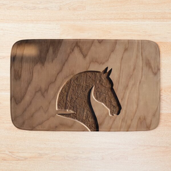 Item preview, Carved Horse Head Mural (image size 7840x11680) designed and sold by Digital-Davinci.