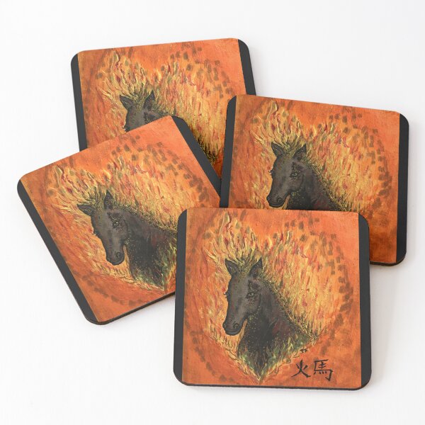 Item preview, Acrylic painting Fire Horse designed and sold by creaphyl28.