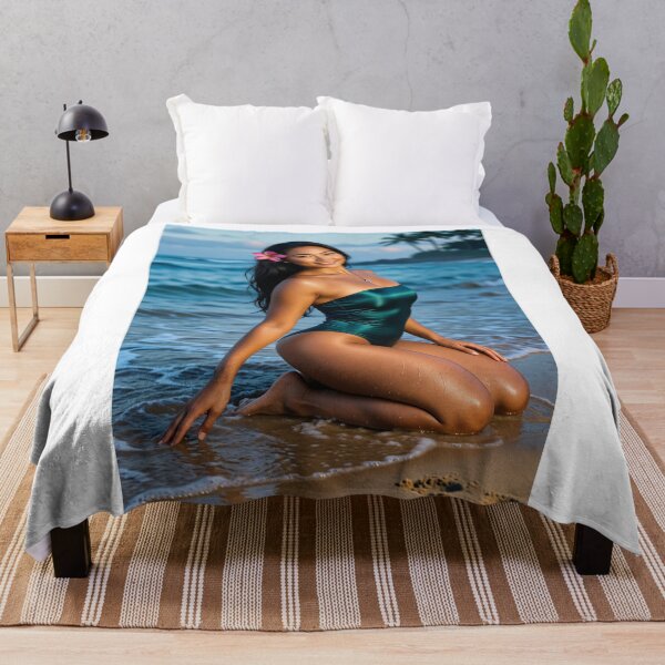 Item preview, Shanti Beachside Radiance in Emerald Swimsuit designed and sold by CathryneDelamort.