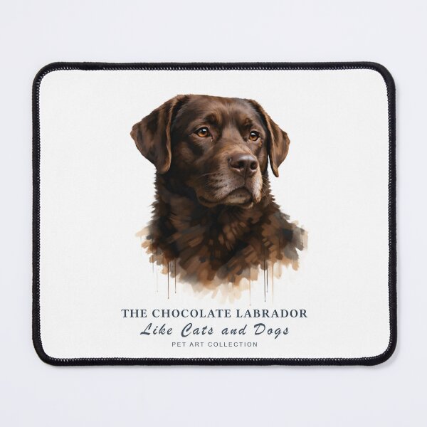 Item preview, Sweet Chocolate Labrador Watercolor Art | Like Cats and Dogs Collection designed and sold by Like-Cats-Dogs.