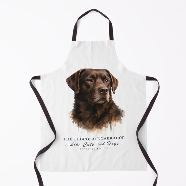 Item preview, Sweet Chocolate Labrador Watercolor Art | Like Cats and Dogs Collection designed and sold by Like-Cats-Dogs.