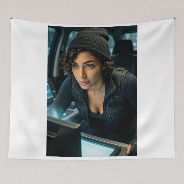 Item preview, Sarah Tactical Beanie Interior Vehicle Command designed and sold by CathryneDelamort.