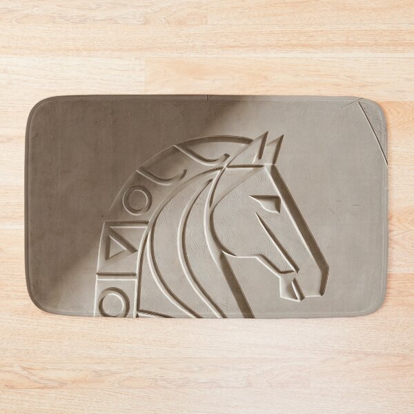 Item preview, Carved Horse Head Mural (image size 7840x11680) designed and sold by Digital-Davinci.