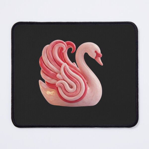 Item preview, Elegant Pink Swan with Heart Wings designed and sold by kunsuriyapaisan Paranee.