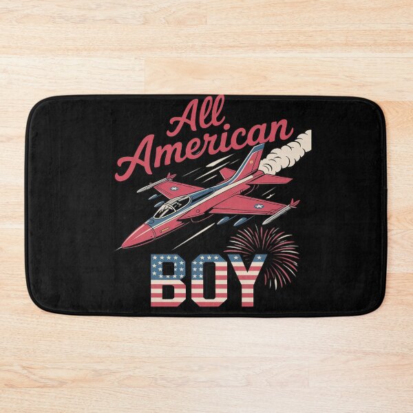 Item preview, Patriotic All American Boy Jet Plane 4th July Youth designed and sold by Tatianamiobi.