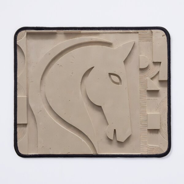 Item preview, Carved Horse Head Mural (image size 7840x11680) designed and sold by Digital-Davinci.