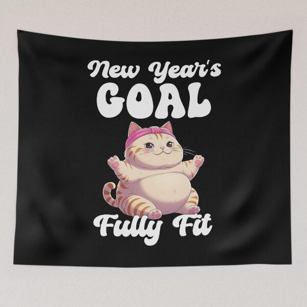 Item preview, NEW YEAR'S GOAL FULLY FIT exercise and training gym new year new me designed and sold by Jt41.