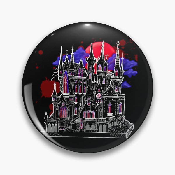 Item preview, Silver under nightfall inspired gothic castle Light mode designed and sold by sophiihardy1136.