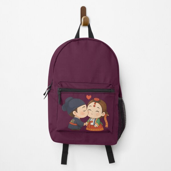 Item preview, Cute Korean Hanbok Couple – Kawaii Love Illustration designed and sold by mycreastyle.