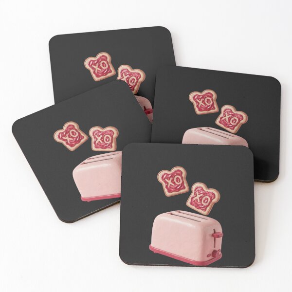 Item preview, Cute Pink Toaster with XO Heart Toast designed and sold by kunsuriyapaisan Paranee.